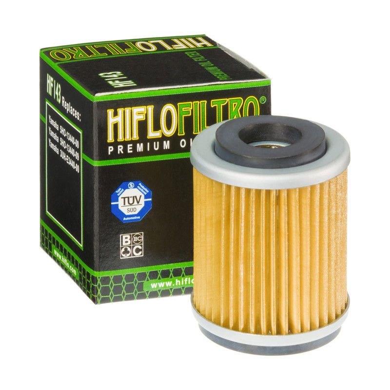 Filtre a Huile - Hiflofiltro - HF-143 - SR125 - XT350 - 5H0-13440-00
