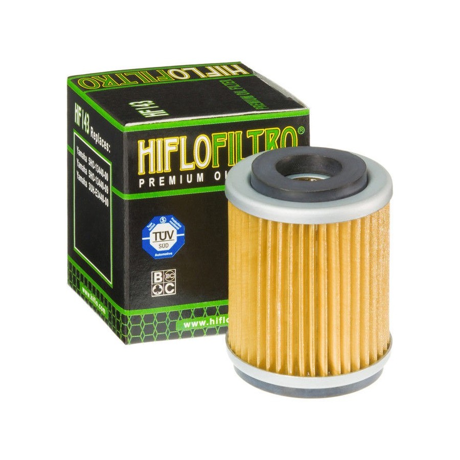 Filtre a Huile - Hiflofiltro - HF-143 - SR125 - XT350 - 5H0-13440-00