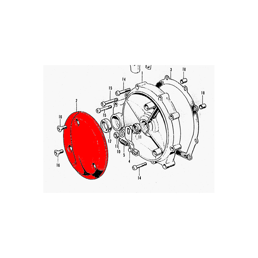 Service Moto Pieces|Embrayage - Kit - Disques Garnis + ressort + joint - CB500 - (PC26-PC32)|joint carter|79,90 €