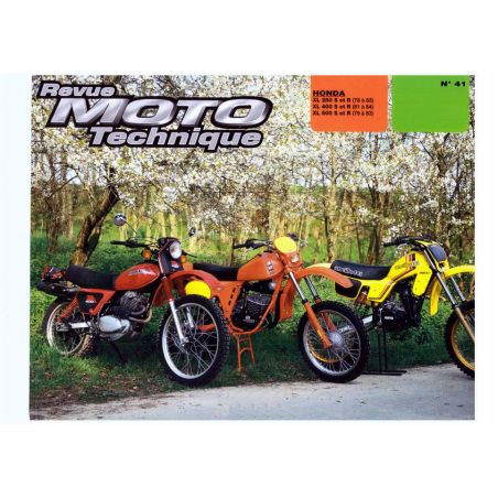 RTM - N° 41 - XL250S - XL400S - XL500S - XLR500 - Version PDF - Revue Technique Moto