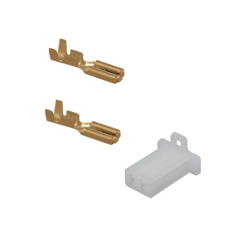 Service Moto Pieces|Connecteur - Femelle - 2 broches ( ML110) + cosse|Connecteur - Cosses|1,90 €