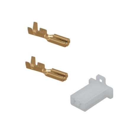 Service Moto Pieces|Connecteur - Femelle - 2 broches ( ML110) + cosse|Connecteur - Cosses|1,90 €