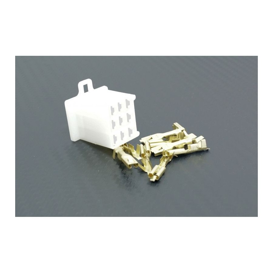 Service Moto Pieces|Connecteur - Femelle - 9 broches ( ML110) + cosse|Connecteur - Cosses|5,90 €