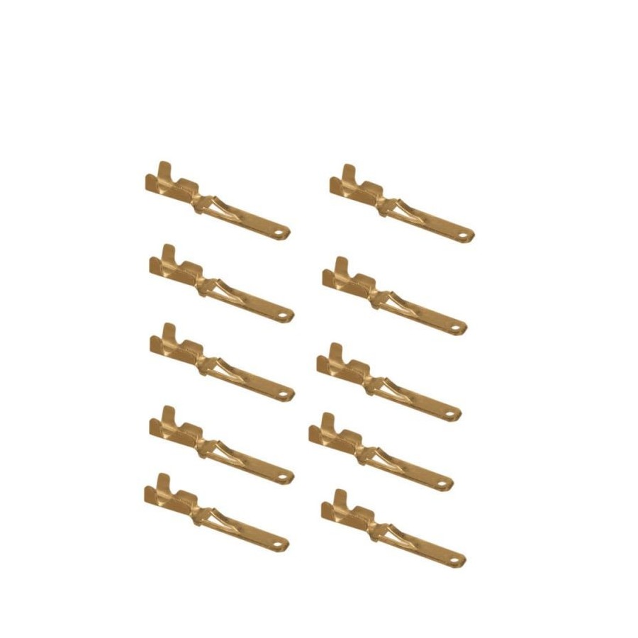 Service Moto Pieces|Cosse Male a sertir - ML110 - (x10) - plate 2mm - pour connecteur|Connecteur - Cosses|2,90 €