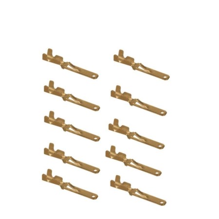 Service Moto Pieces|Cosse Male a sertir - ML110 - (x10) - plate 2mm - pour connecteur|Connecteur - Cosses|2,90 €