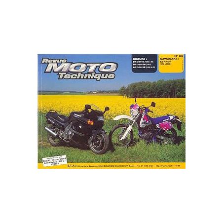 Service Moto Pieces|RTM - N°  86  - DR350 - Version PDF - Revue Technique moto|Suzuki|10,00 €