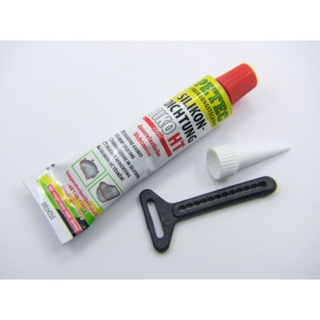 Pate a joint - PETEC - Silicone NOIR - 260°C - 70ml