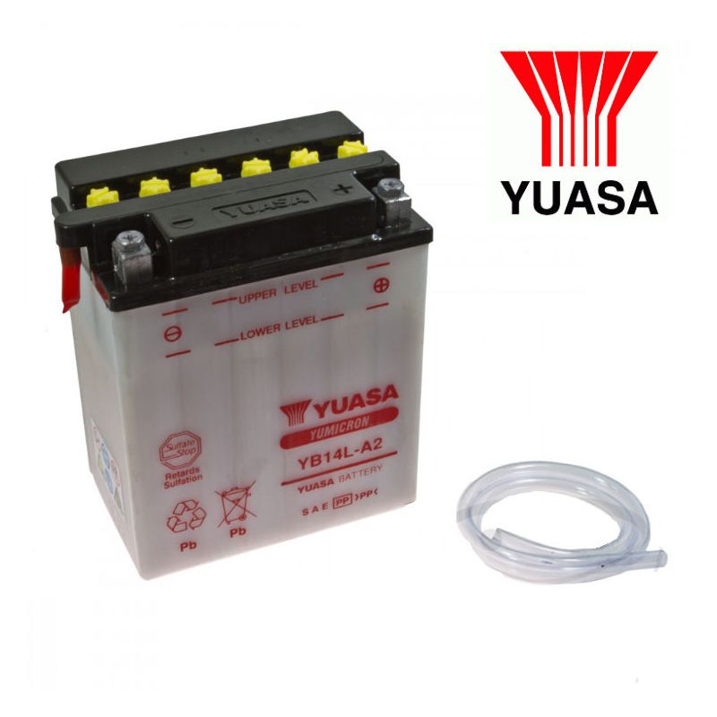 Batterie - 12v - Acide - YUASA - YB14L-A2 - 134x89x160mm 