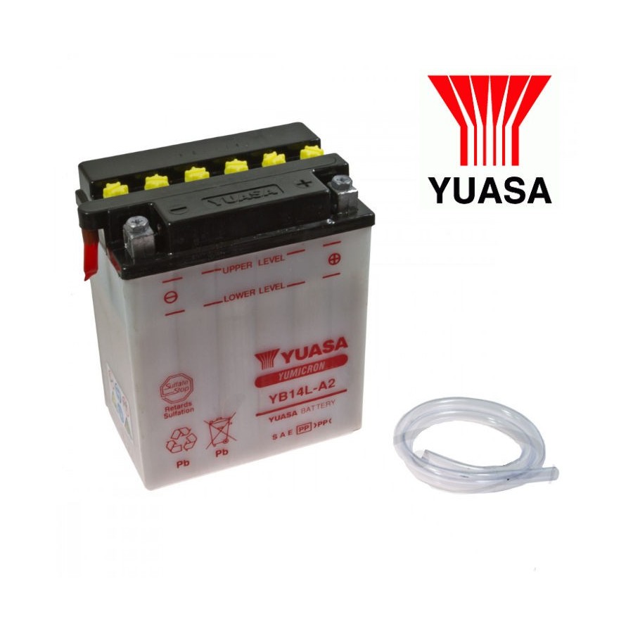 Batterie - 12v - Acide - YUASA - YB14L-A2 - 134x89x160mm 