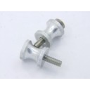 Diabolo - support pour bequille - M8 - Eloxé Naturel