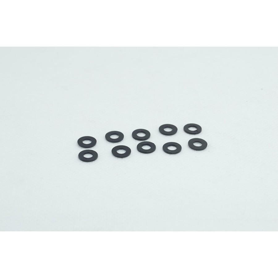 Rondelle - Plate - Nylon - ø 4.00 x8.00 - EP 0.30 mm - (x10) 