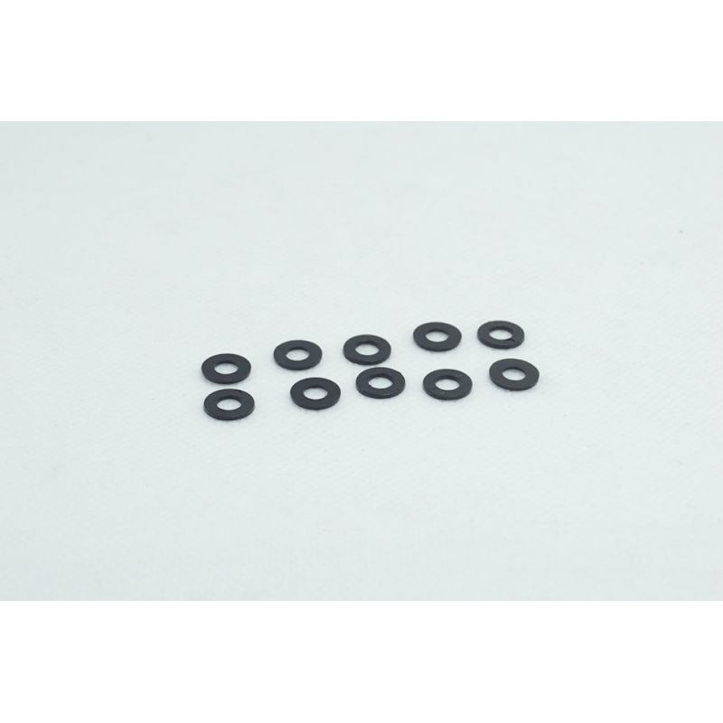 Rondelle - Plate - Nylon - ø 4.00 x8.00 - EP 0.30 mm - (x10) 