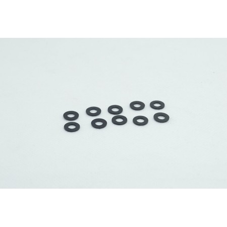 Rondelle - Plate - Nylon - ø 4.00 x8.00 - EP 0.30 mm - (x10) 
