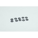 Rondelle - Plate - Nylon - ø 4.00 x8.00 - EP 0.30 mm - (x10) 