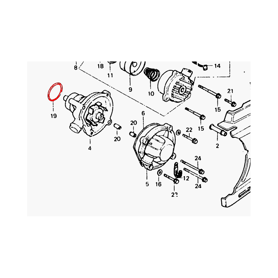 Service Moto Pieces|Bouchon de radiateur - GL1200/1500 - VT750/1100 .... Pression 0.90|1986 - GL 1200 Df|52,60 €