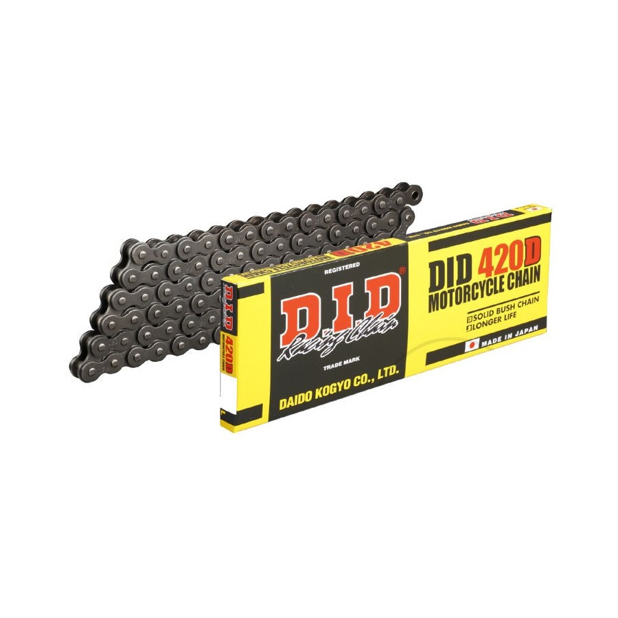 Chaine - DID 420-132 Maillons - Ouvert - Noire