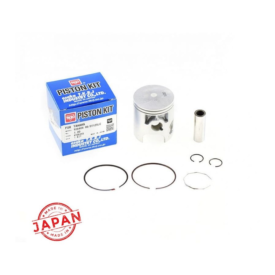 Moteur - Kit Segment + Piston - (+1.00) - ø 57.00mm - DT125 - RD125