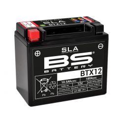 Batterie - 12v - GEL - BS - BTX12 - 180A - 130x87x150mm (YTX12)