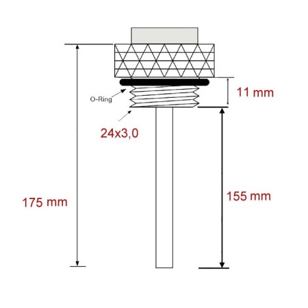 Service Moto Pieces|Huile - Bouchon - Jauge niveau huile + Temperature -  CB750/900/1100|Vidange|43,50 €