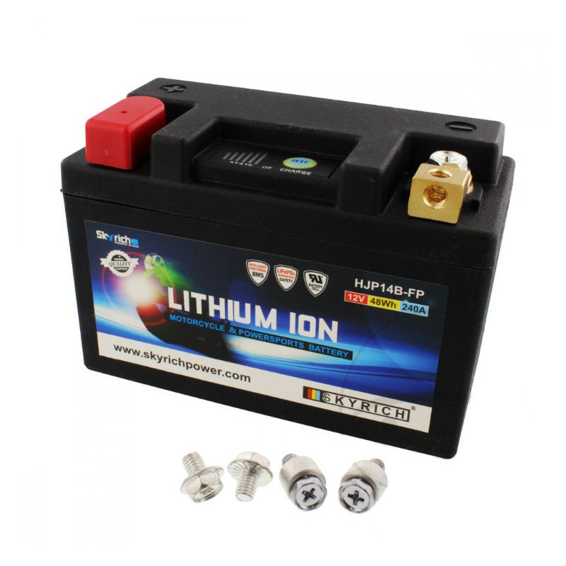 Batterie - Lithium- Skyrich - HJP14B-FP - (YTZ10S) - 12A-A
