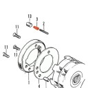 Demarreur - Roue Libre - Piston, chapeau de ressort - (x1)  - CB125, ..., CA125, .... CB175, CB250, CB350K