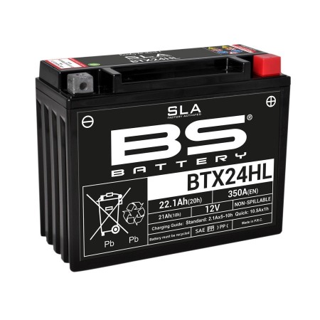 Service Moto Pieces|Batterie - 12v - Gel - BTX24HL SLA 12V 350 A|Batterie - Gel - 12Volt|145,00 €