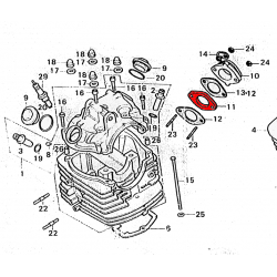 Carburateur - isolant - CB/XL 125 ....