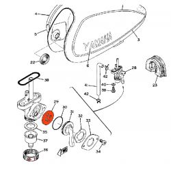 Service Moto Pieces|Reservoir - kit reparation robinet essence - VTR1000|Reservoir - robinet|30,12 €