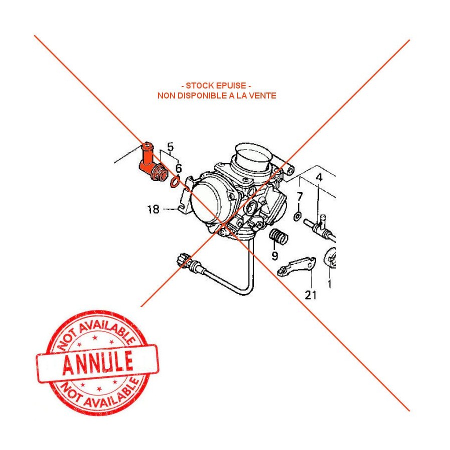 Carburateur - Jeu de raccord - CBR600 - 1999-2000