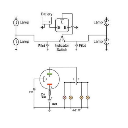 Clignotant - Relai - Centrale - 12V - 3 Poles