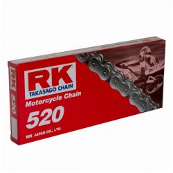 Transmission - Chaine - RK - 520 - 102 maillons - Noir - Ouvert