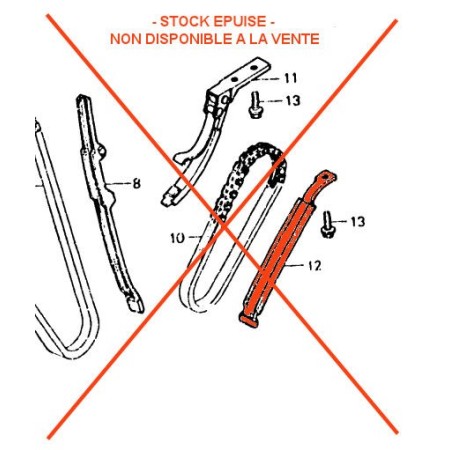 Alternateur - Guide de chaine - CBX 650 