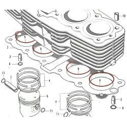 Service Moto Pieces|Frein - Maitre cylindre - joint torique ø 14.80 x2.40 mm|Joint Torique|4,76 €