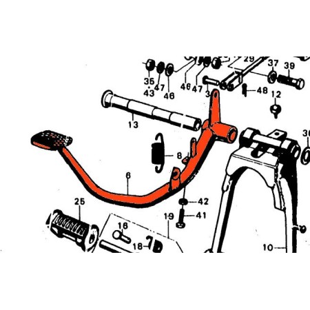 Frein - Pedale - CB450K5-K7