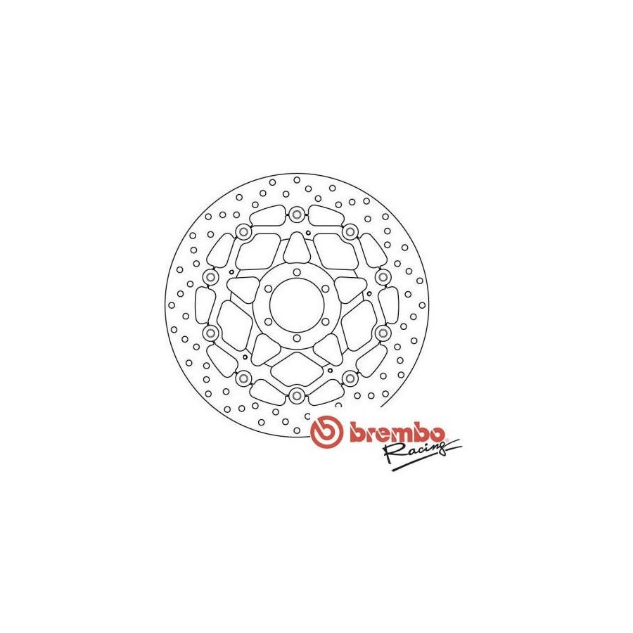 Frein - Disque - Avant - G/D - Brembo - DI0150IX - 320mm -