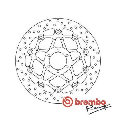 Service Moto Pieces|Frein - Disque - Avant - G/D - Brembo - DI0150IX - 320mm -|Disque de frein|355,00 €