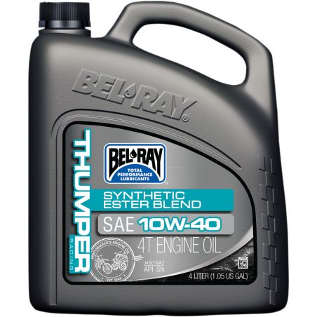 Service Moto Pieces|Huile moteur - BEL-RAY - Thumper - Ester Blend - 10w40 - Synthese - 4 Litres|Huile synthese|54,90 €