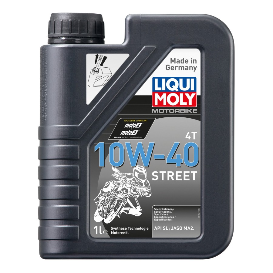 Huile moteur - Synthese - LIQUI MOLY - Street - 10W40 - 1 Litre