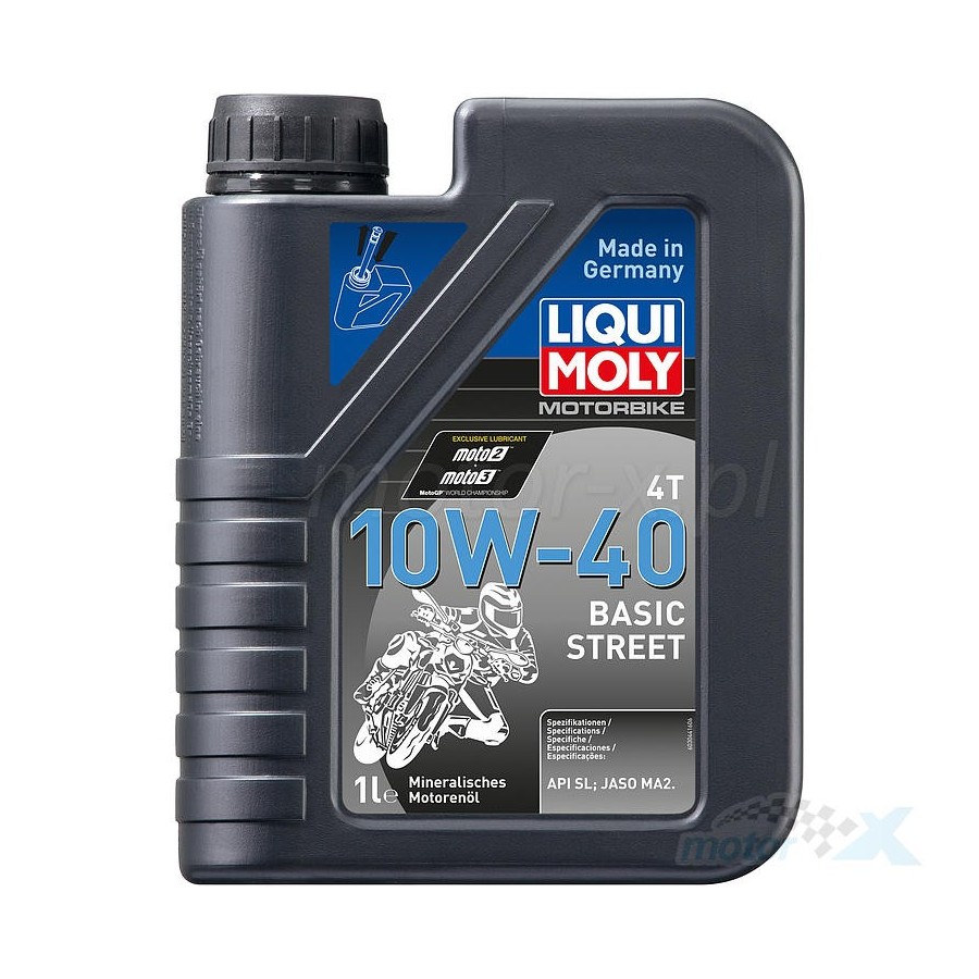 Service Moto Pieces|Huile -Moteur  - Minerale - LIQUI MOLY - 10W40 - 1 Litre|Huile Minerale|15,90 €