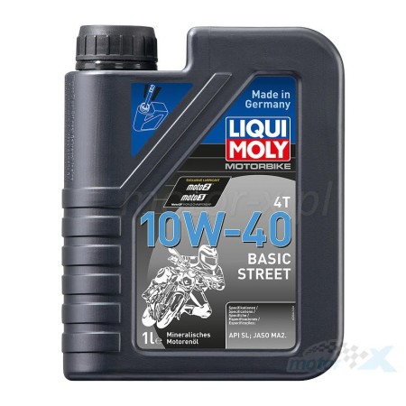 Service Moto Pieces|Huile -Moteur  - Minerale - LIQUI MOLY - 10W40 - 1 Litre|Huile Minerale|15,90 €