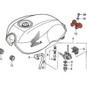 Reservoir - silent bloc - CB750FII - Sevenfifty