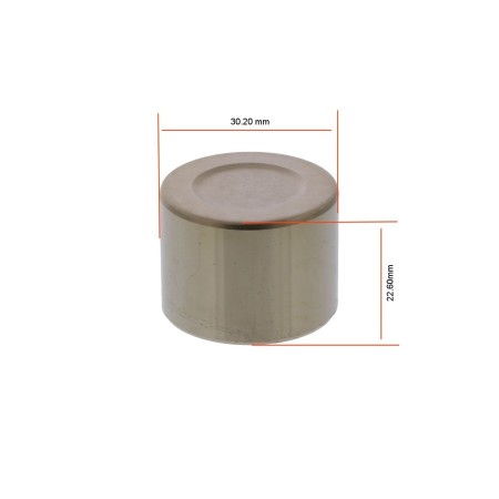 Frein - Etrier - Piston + Joint - ø 30.20 x 22.60 mm - Acier