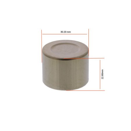 Frein - Etrier - Piston + Joint - ø 30.20 x 22.60 mm - Acier