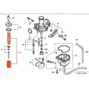 Carburateur - Boisseau + ressort - XLR125 - (JD16)