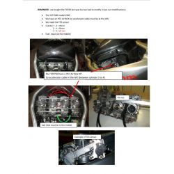 FCR39 - YZF750R  - rampe carburateur " Racing" - Keihin
