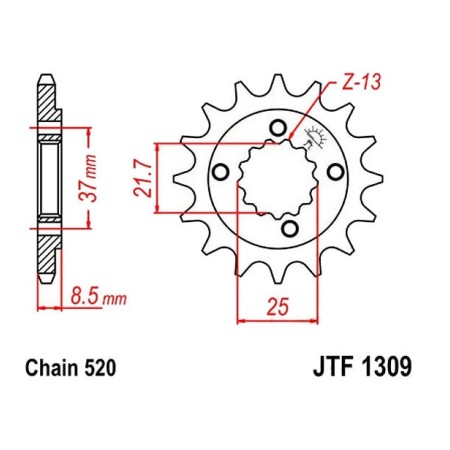 Service Moto Pieces|Transmission - Kit Chaine - XR600 - (1991-...) - Noir|Kit chaine|151,00 €