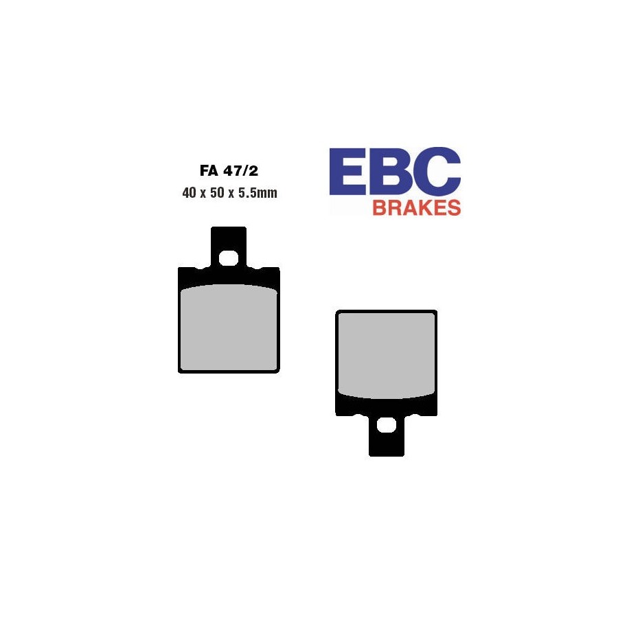 Service Moto Pieces|Frein - Jeu de Plaquettes - EBC - semi-frittée - FA-034V  - XS250 .... SR500 - XS650 / 750 ... XS1100|Plaquette|34,50 €