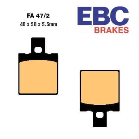 Service Moto Pieces|Frein - Jeu de Plaquettes - EBC - FA-047 V  - semi-frittée - Etrier P05|Plaquette|34,50 €