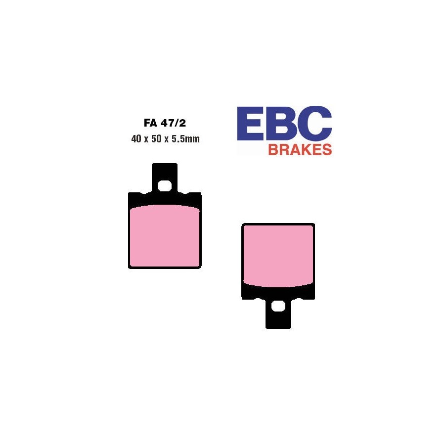 Frein - Jeu de Plaquettes - EBC - FA-047 HH -  - Etrier P05