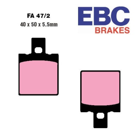 Frein - Jeu de Plaquettes - EBC - FA-047 HH -  - Etrier P05